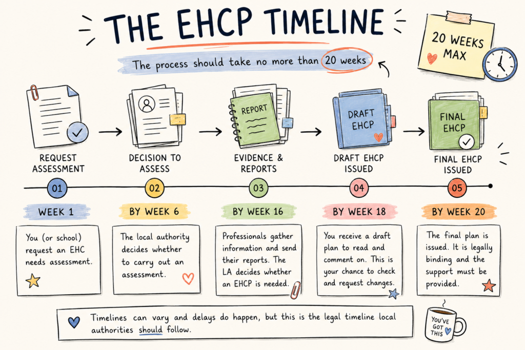 timeline ehcp